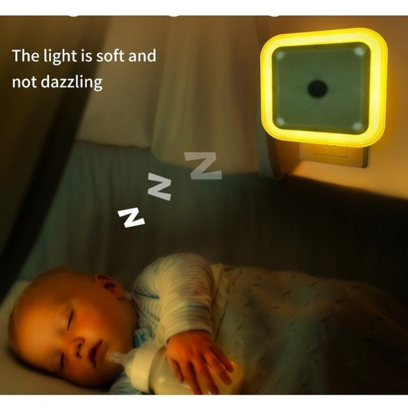 مستشعر PwwQmm ضوء ليلي حساس LED موفر ذكي استشعار الغسق إلى الفجر مصابيح إضاءة ليلية لغرف النوم المراحيض ممرات الدرج