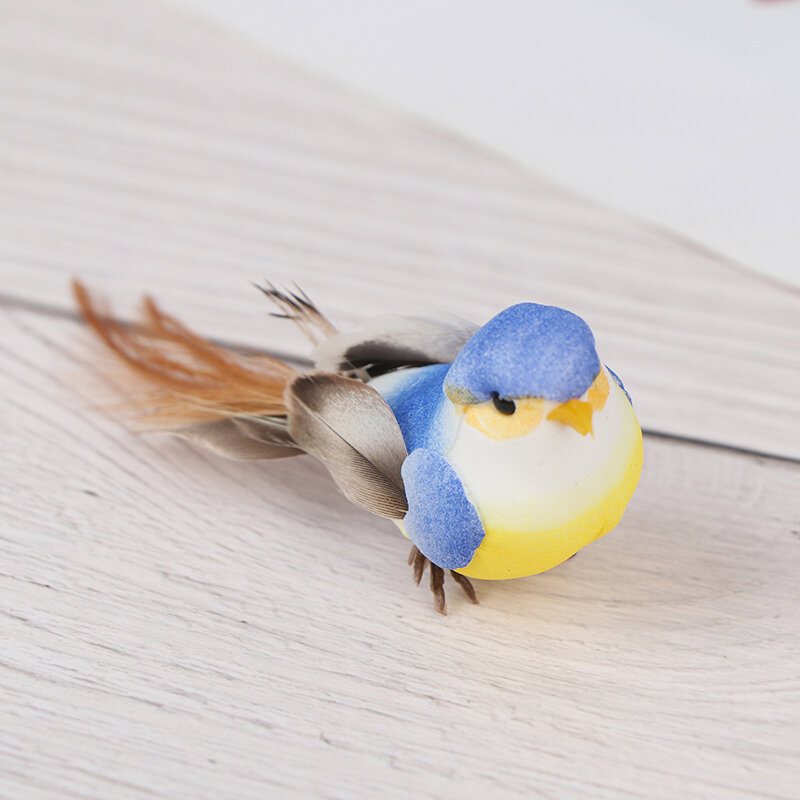 ريش رغوي اصطناعي صغير من الطيور المزيفة ، مواد زخرفية صغيرة ديكور منزلي لحفلات الزفاف ، 1: