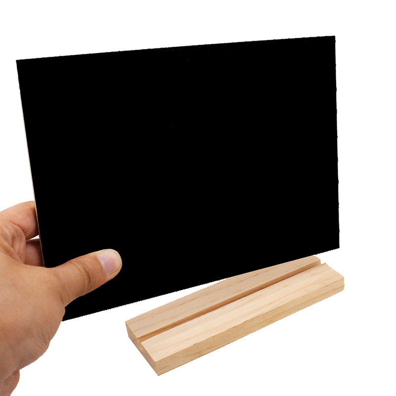 سبورة سوداء صغيرة بقاعدة خشبية لسطح المكتب ، علامة لوح ، رسالة ، شاشة صغيرة ، حامل لافتات ، مذكرة ، ديكور فردي ، حامل بلوح