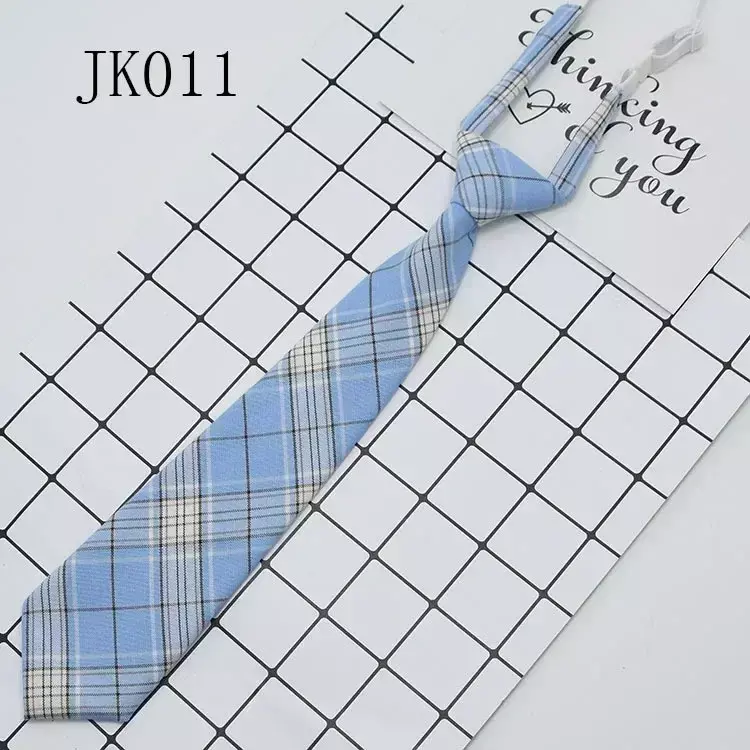 قميص ربطة عنق المرأة كلية نمط JK منقوشة موحدة انفصال الياقات العلاقات للإزالة اكسسوارات الملابس رئيسي