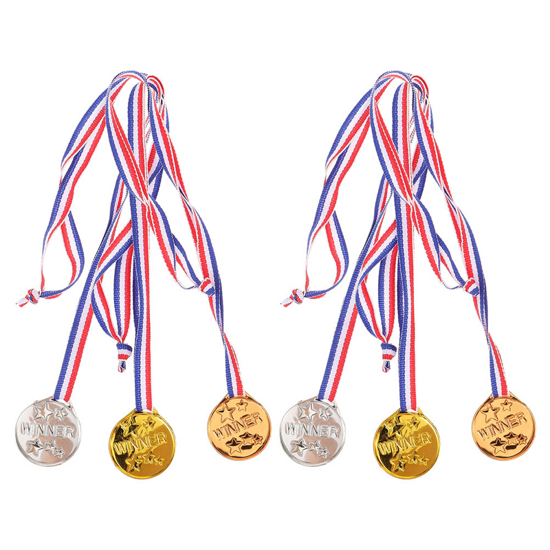 ميدالية مكافأة البوليستر للمشاركة التحفيزية ، ميدالية تشجيع الحفلات للأطفال ، جوائز المراهقين ، 6 *