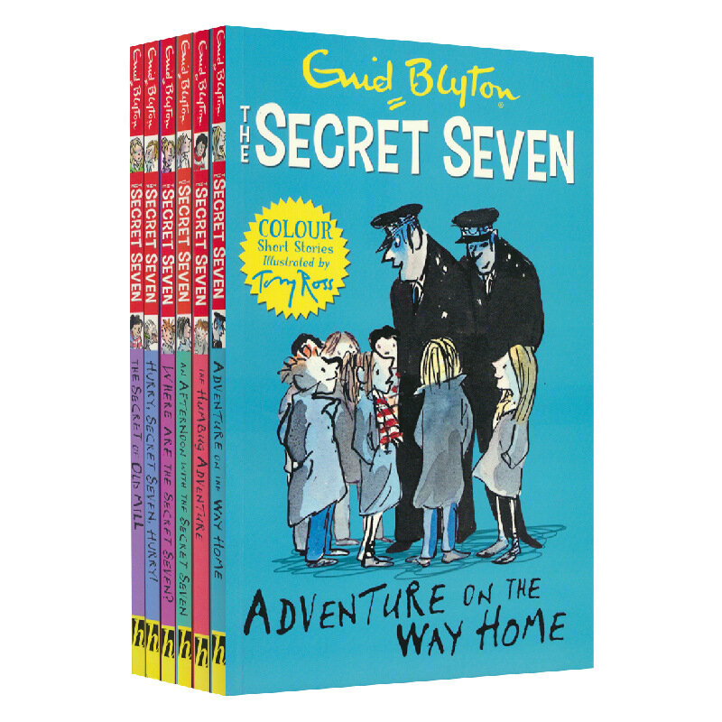 6 كتب إنيد بلايتون سر سبعة مغامرة المخبر رواية روائية قصيرة قصة إنجليزية أدب الأطفال