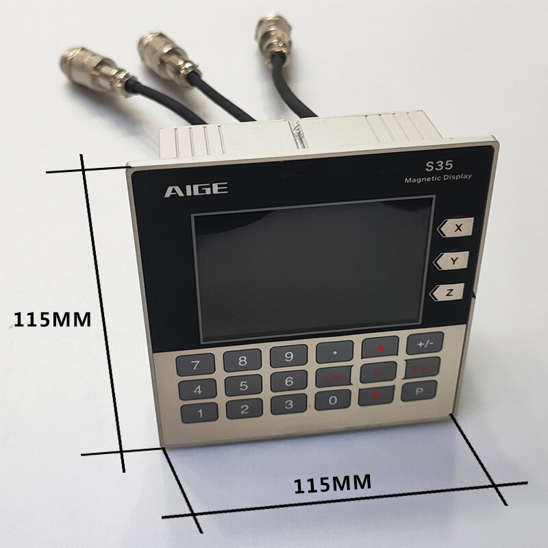 عالية الجودة 2 محور LCD DRO المغناطيسي الخطي النزوح مقياس الاستشعار نك التشفير النجارة آلة مخرطة