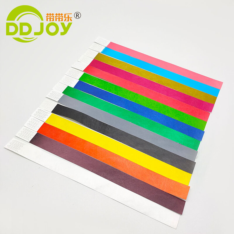 100 قطعة العد الملونة ورقة نيون تحديد الأساور مختلطة متعدد الألوان 10 ألوان مقاوم للماء أساور للأحداث مهرجان