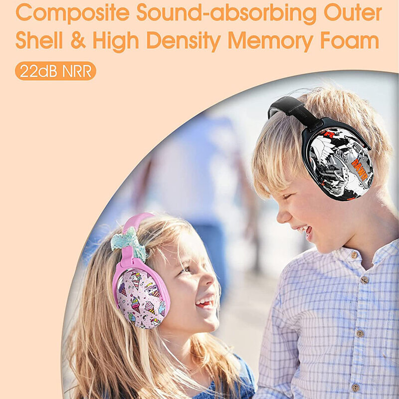 HOCAZOR الاطفال حماية الأذن للأذنين للأطفال التوحد السمع القضايا الحسية الحد من الضوضاء الأذن إفشل حماية السمع