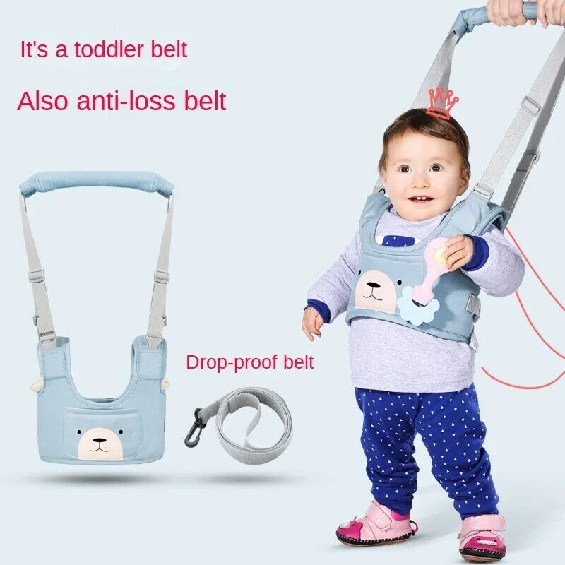 حزام مشي مضاد للسقوط للطفل ، حبل جر للأطفال ذو استخدام مزدوج ، مشاية للطفل الصغير ، قطعة أثرية للمشي على المقعد ، صبي وفتاة