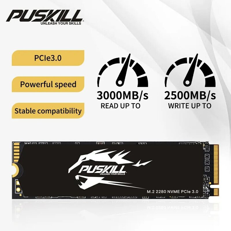 قرص PUSKILL sm.2 NVMe 1 من PUSKILL GB GB PCIe M2