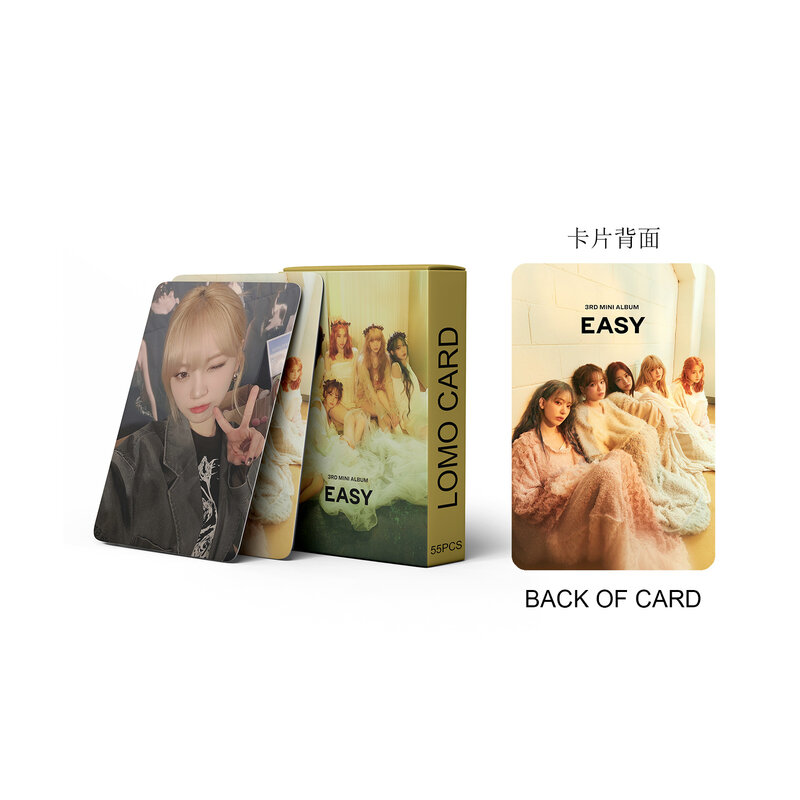 بطاقات لومو أارد kpo ، ملصق بطاقة طباعة لطيف ، مجموعة ألبوم فتاة ، هدية للجماهير ، جديد ، 55 في مجموعة الصور