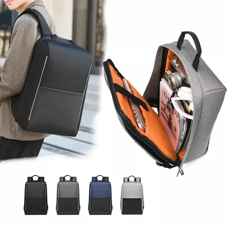 حقيبة ظهر مكتبية متعددة الوظائف للرجال ، حقيبة ظهر للأعمال التنفيذية ، كمبيوتر محمول بشاشة بوصة ، شحن USB ، أعمال سفر ، احترافية