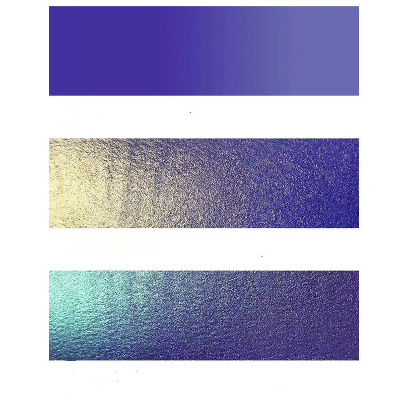 مجموعة الطلاء بالألوان المائية الجديدة من مجموعة الطلاء بالألوان المائية الميكا الطبيعية 8 مللي فن أنبوبي الصباغ بيرليسسينت 3 ألوان مستلزمات الرسم