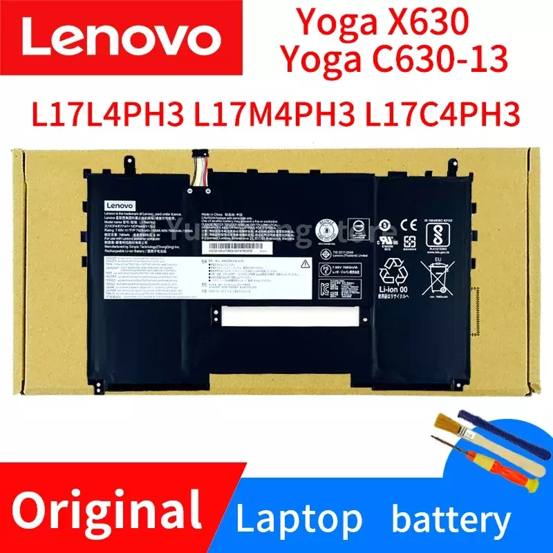 لينوفو-بطارية الكمبيوتر المحمول يوغا X630 الأصلي ، C630-13 ، L17M4PH3 ، L17L4PH3 ، L17C4PH3 ، 7.68 فولت ، 60Wh ، 7920mAh ، جديد