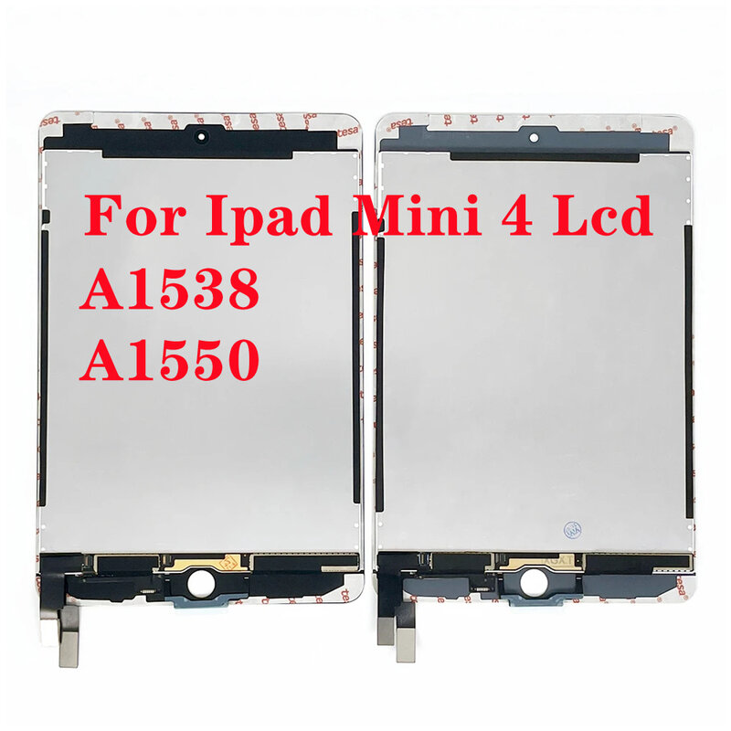 شاشة LCD شاشة تعمل باللمس لوحة محول رقمي جزء بديل لباد ميني 4 ، ميني 4 ، أصلي ، A1538 ، A1550 ، أو ، أو ، أو