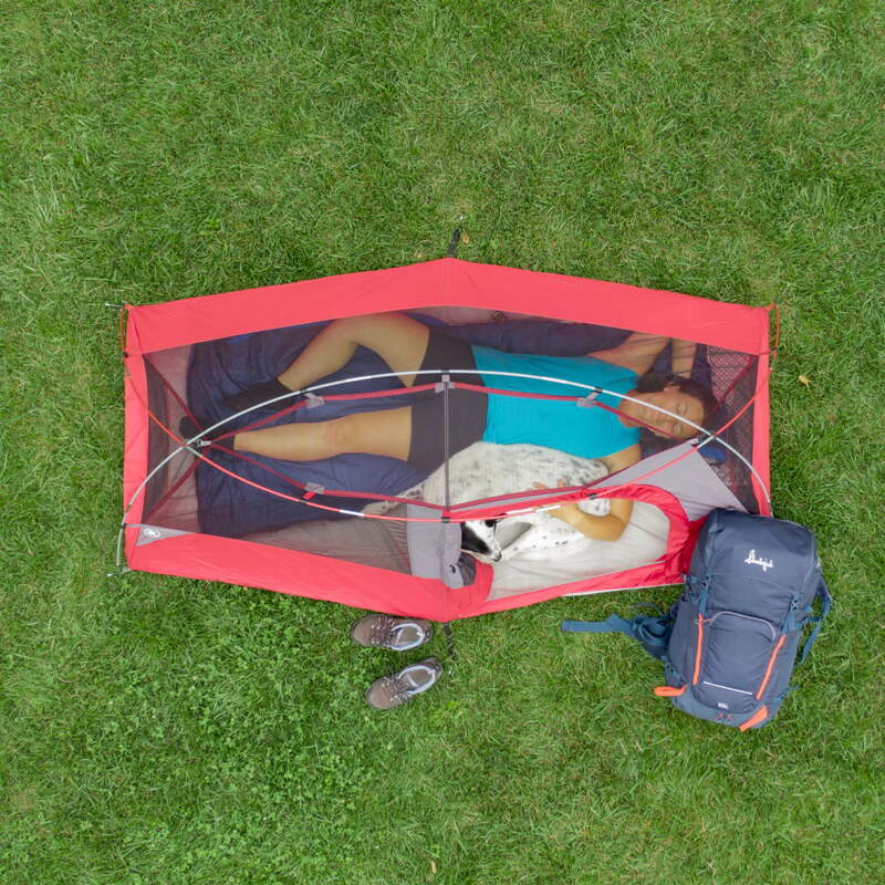 خيمة أوزارك لأشخاص واحد ، حقيبة ظهر ، مع باب كبير لسهولة الدخول ، للحمل ، 4.4 رطل