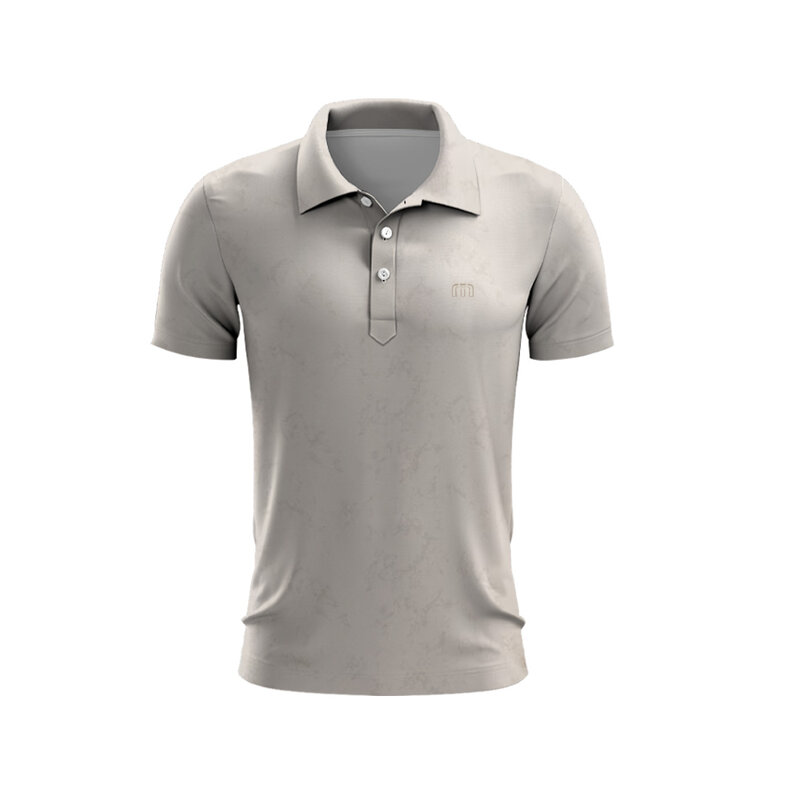 قميص بولو بزر نادي الجولف للرجال ، تصميم مخطط ، سريع الجفاف ، ملابس صيفية
