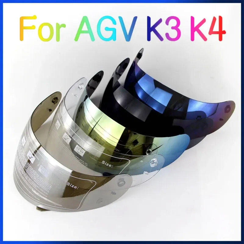 قناع خوذة ل AGV K3 و K4 ، درع عدسة مقاوم للرياح ، حماية من الأشعة فوق البنفسجية ، ملحقات الدراجات النارية