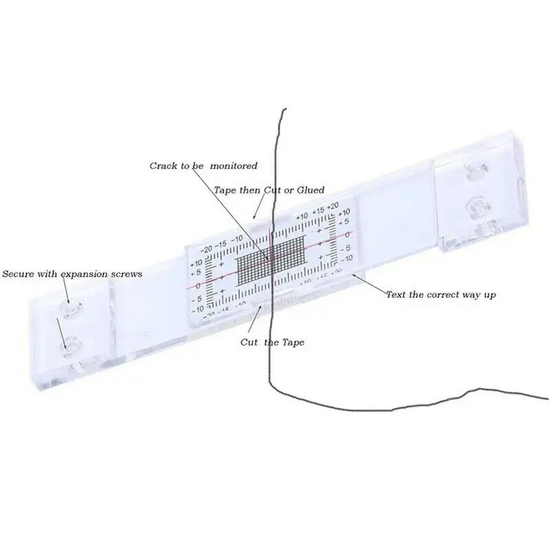 أداة قياس الكراك المحمولة ، مقياس واضح ، رصد رصد ، جدار الشقوق الطائرة ، عداد التحكم ، مقياس واضح