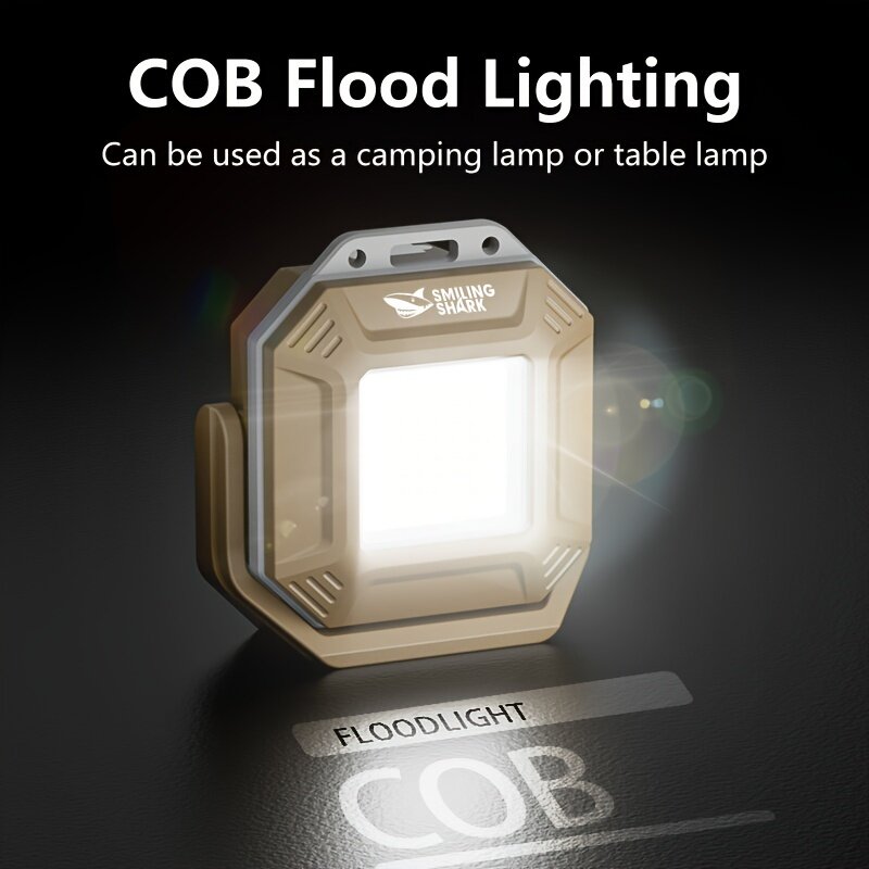مصباح عمل COB EDC فائق السطوع محمول ، سلسلة مفاتيح بحامل قابل للطي مغناطيسي صغير ، مصباح يدوي صغير للتخييم ، قابل لإعادة الشحن