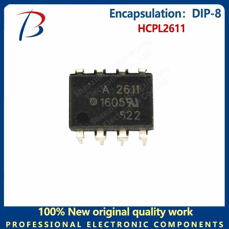 حزمة مقرنة بصرية عالية السرعة ، DIP-8 HCPL2611 ، 10