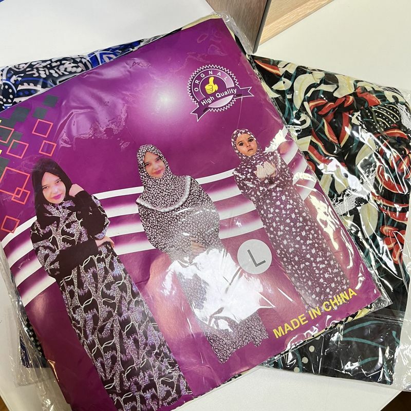 فستان صندوق مكفوفين إرسال عشوائي للبنات المسلمات الحجاب رمضان مجموعات عربية أطفال دبي الحجاب رداء طويل ثوب حفلة إسلامية
