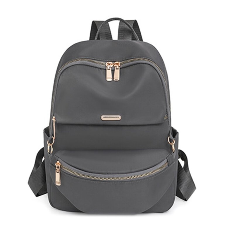 حقيبة ظهر مدرسية مع حقيبة تخزين قابلة للفصل حقيبة كتب ذات سعة كبيرة حقيبة سفر يومية أسود / كاكي / أخضر / رمادي