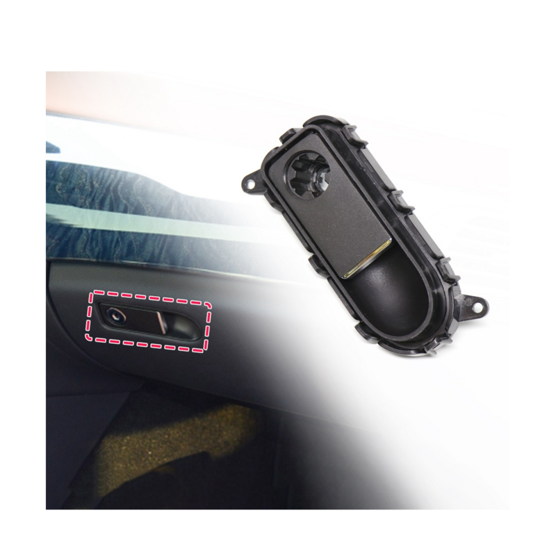 صندوق أدوات قفل غطاء مفتاح ، ثقب قبضة لمرسيدس CLS300 W218 ، أسود