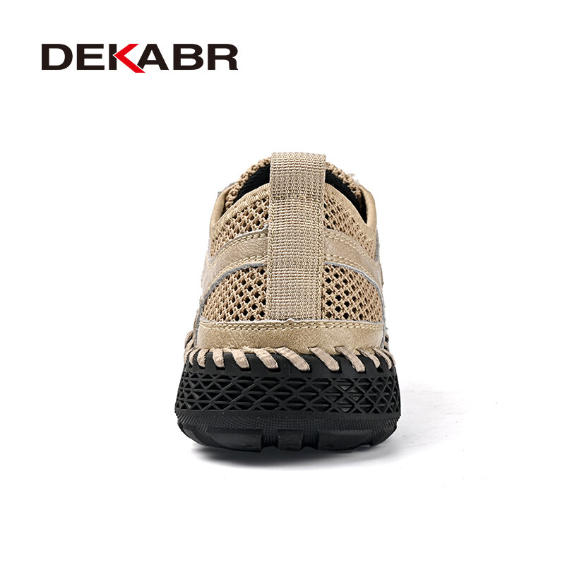 ديكابر-أحذية مريحة وكاجوال للرجال ، أحذية قيادة شبكية جيدة التهوية ، مقاس كبير ، الربيع والصيف