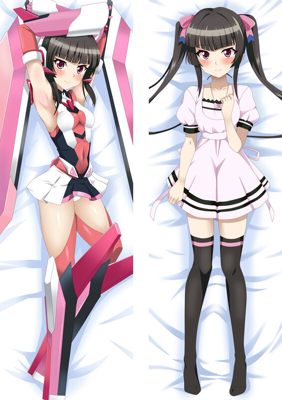 Dakimakura غطاء وسادة جسم أنيمي ، على الوجهين ، Kawaii ، مطبوع ، مفارش سرير ، تأثيري