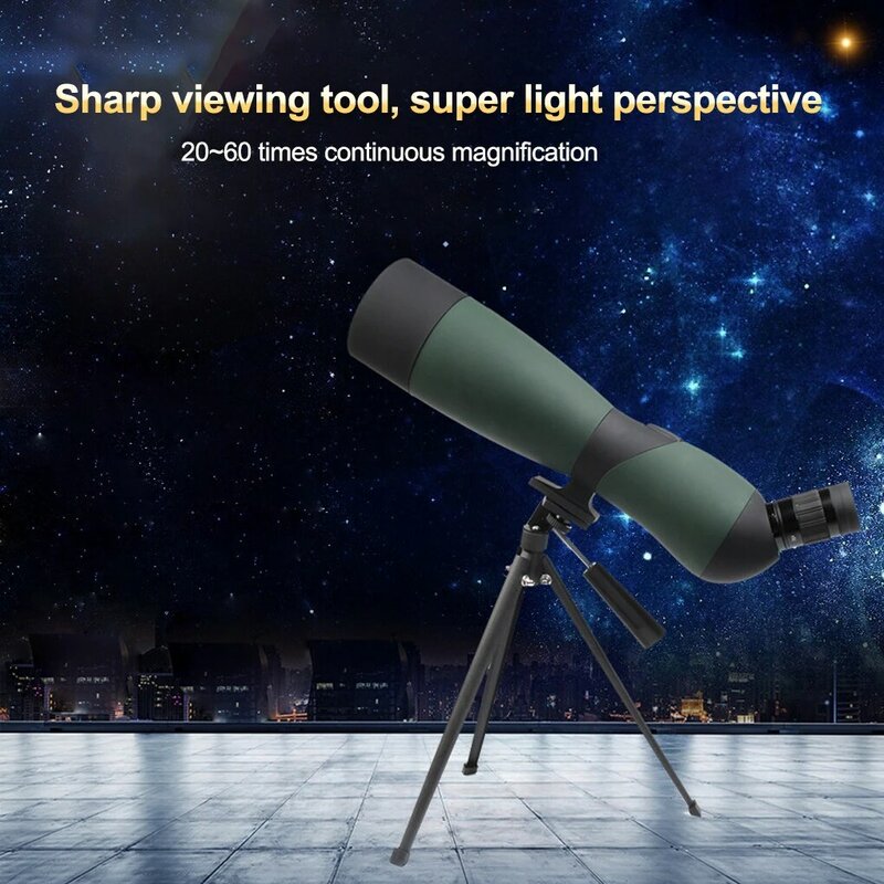 تلسكوب مع ترايبود ، أحادي العين ، مرآة مشاهدة ، معدات التخييم