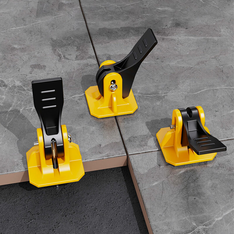 نظام تسوية بلاط الأرضيات Binoax مجموعة أدوات ضبط مستوى البلاط لتثبيت بلاط السيراميك المسطح أدوات البناء