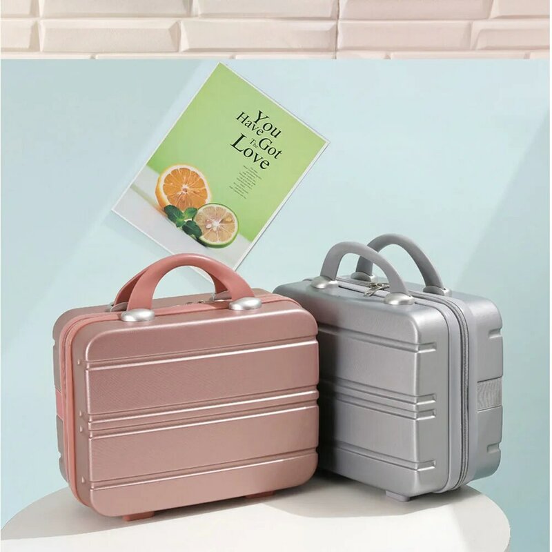 جديد 14 بوصة حقيبة مستحضرات التجميل حقيبة سفر نسائية صغيرة الأمتعة حجم المواد: 30-15.5-23cm