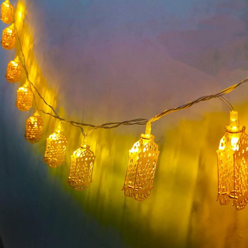 سلسلة إضاءة موفرة للطاقة لرمضان والعيد ، شكل زينة ، مصباح ليد ، أضواء خرافية فائقة السطوع ، طاقة منخفضة ، حفلات