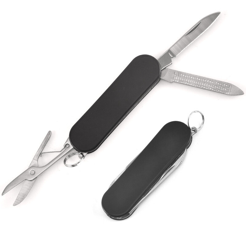متعددة الوظائف سكين للفرد الأسرة في الهواء الطلق التخييم المحمولة فائدة مفتاح جيب على ظهره EDC أداة صغيرة