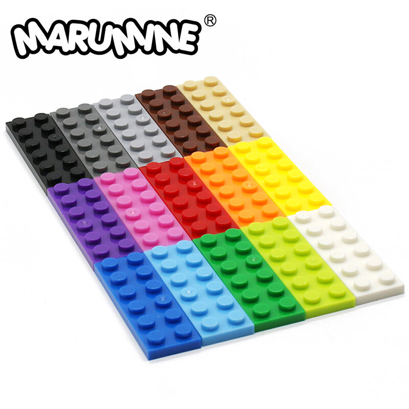 Marumine 2x6 نقطة اللوح الأساسي 30 قطعة لتقوم بها بنفسك ألعاب مكعبات البناء اكسسوارات 3795 إنشاء MOC الطوب جزء متوافق مع جميع العلامات التجارية الكبرى