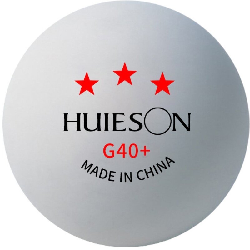 Huieson G40 + المهنية بينغ بونغ كرات 3 نجوم مادة البوليمر تنس الطاولة كرات TTF القياسية تنس الطاولة للمنافسة