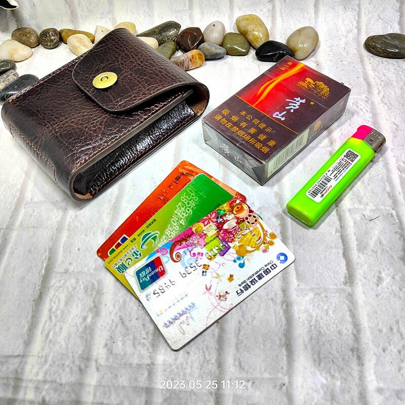 Blongk حقيبة خصر صغيرة صغيرة حزام حزمة جلد طبيعي حافظة سجائر كاميرا الحقيبة حامل بطاقة حافظة مفاتيح السيارة الرجال النساء 3617