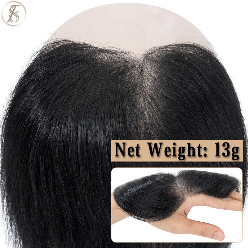 تيس-الطبيعية بو شعري للرجال ، ملحقات غير مرئية ، 13g الجبهة ، الذكور الشعر البشري ، نظام استبدال ، 0.16 مللي متر ، 6"