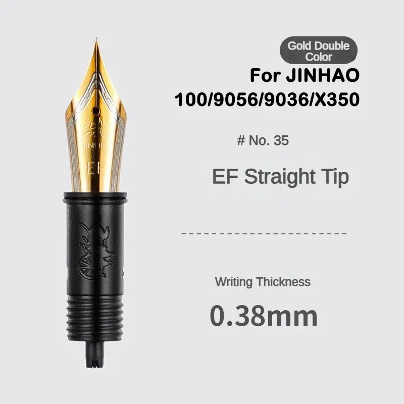 JINHAO قلم حبر بنك الاستثمار القومي ، EF ، F ، M ، إيريديوم استبدال ل 9019 ، X159 ، 81 ، 82 Mini ، 100 ، 9056 ، 9036 ، اللوازم المكتبية المدرسية ، ثابتة ، 1 قطعة ، 3 قطعة