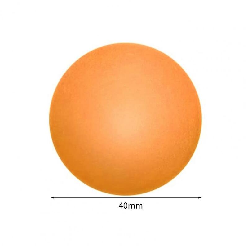 50 قطعة/الحزمة 40 مللي متر متجمد بينغ بونغ الكرة المحمولة الأبيض البرتقالي الصدأ مقاومة تنس طاولة الكرة ABS التدريب كرات