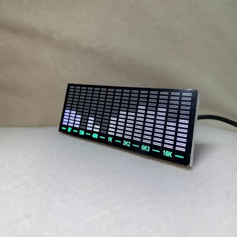 LED الموسيقى الطيف LED مؤشر مستوى الصوت لاقط إيقاع ضوء 12 فولت 24 فولت مكبر للصوت VU متر لسيارة لاعب جو مصابيح