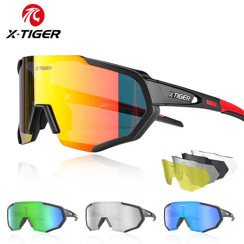 X-TIGER عدسات قطبية الدراجات نظارات الطريق دراجة الدراجات نظارات الدراجات النظارات الشمسية الجبلية دراجة جبلية الدراجات نظارات