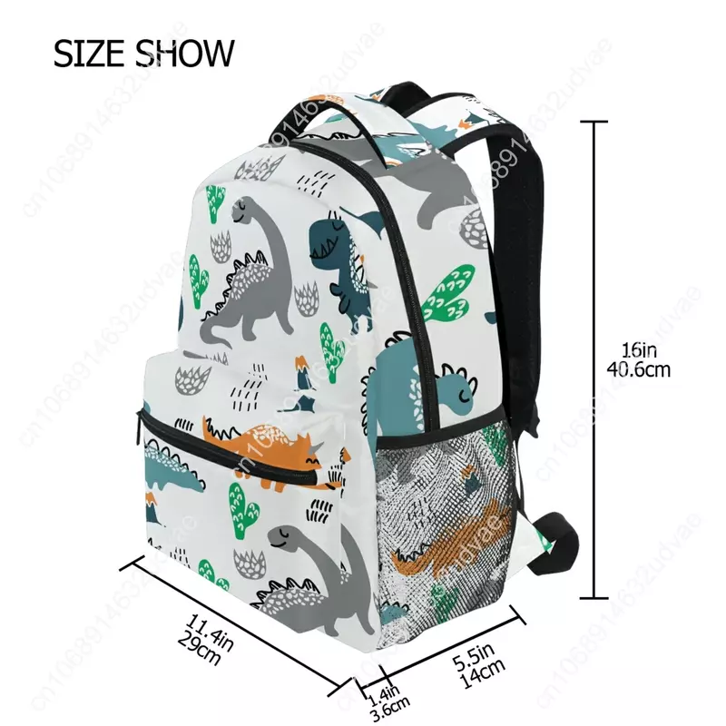حقيبة مدرسية بطباعة ديناصور للأطفال ، حقيبة طالب على شكل حيوانات كرتونية للأطفال ، حقيبة ظهر للكتب للأولاد والبنات ،