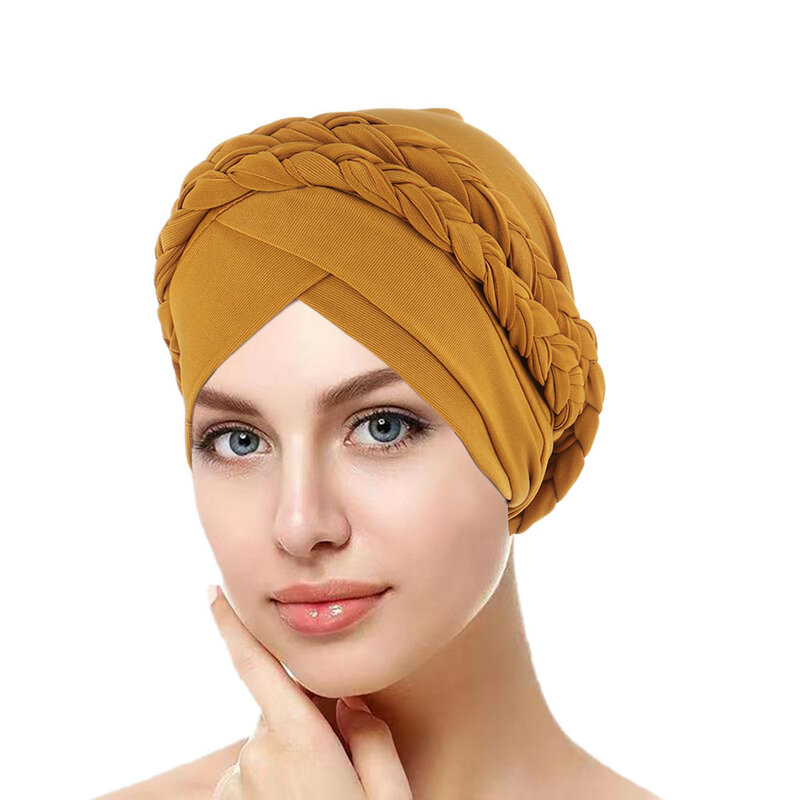 الحجاب الإسلامي عمامة للنساء ، غطاء رأس التفاف الإسلامية ، الحجاب بسيطة ، قبعة صغيرة أحادية اللون ، قبعة الضفائر عادية ، سيدة الأفريقية بونيه
