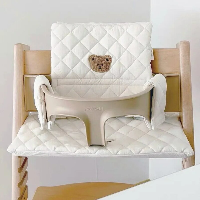 وسادة دعم كرسي عالي قابل للغسل ، ملحقات تغذية الطفل ، وسادة استبدال الوجبات لطفل Stokke