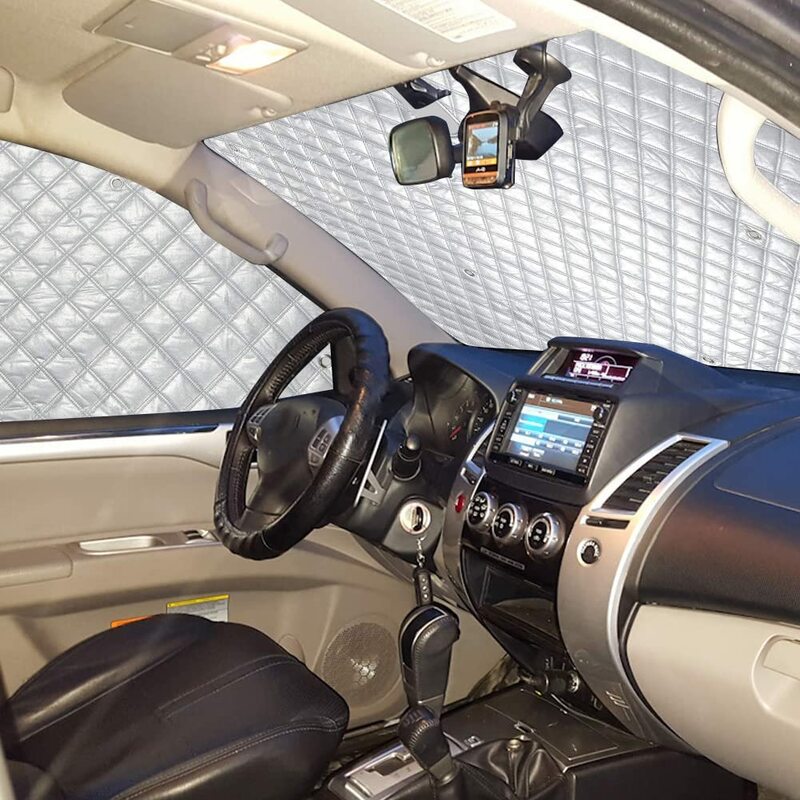 ل VW T5 T6 3 قطعة ظلة الزجاج الأمامي حماية مجموعة الداخلية الحرارية أعمى نافذة مجموعة غطاء