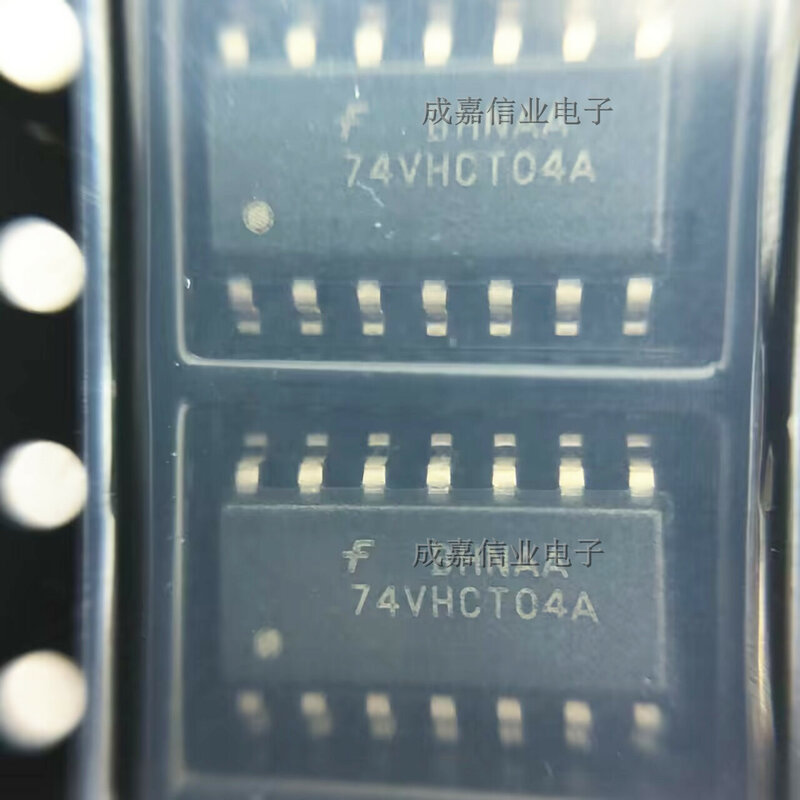 10 قطعة/الوحدة 74VHCT04AMX SOP-14 وضع العلامات ؛ 74VHCT04A العاكس 6-عنصر CMOS 14 دبوس درجة حرارة التشغيل:-40-+ 85 درجة مئوية