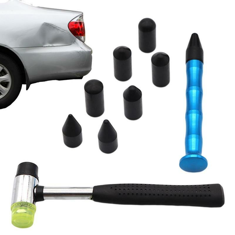 عدة إصلاح دنت المحمولة سيارة دنت إزالة أدوات قرع المطرقة القلم رئيس أدوات إصلاح مجموعة للسيارات الدراجات النارية والأجهزة