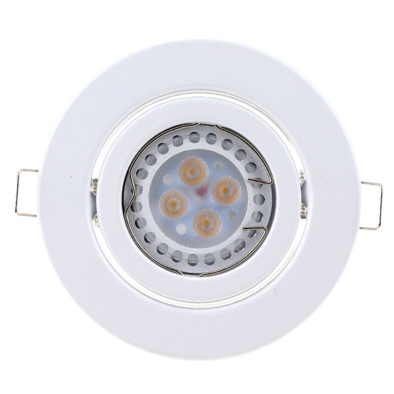 مصباح سقف LED داخلي ، تركيبات الإضاءة ، مقبس الإطار ، مصباح ثقب تركيب قابل للتعديل ، GU10 ، MR16