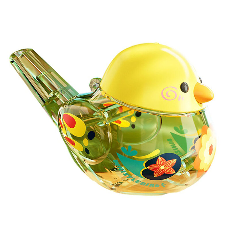 صافرة أنابيب المياه الملونة للطيور للأطفال ، لعبة موسيقية تعليمية ABS ، مكالمة حلوة ، مبتكرة ، 9.5x6x6cm