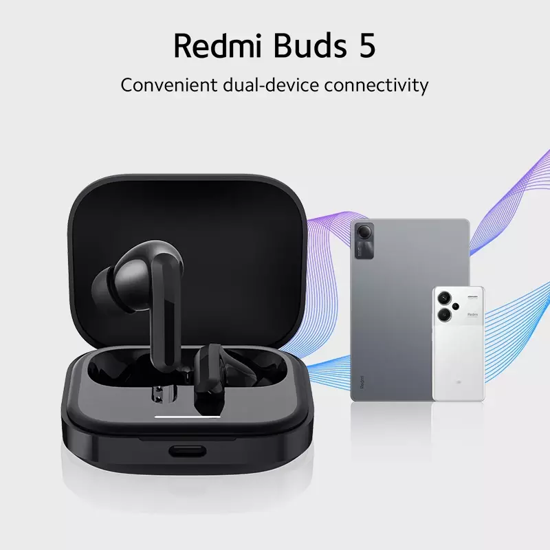 [World Premiere]الإصدار العالمي من أجهزة Redmi Buds من جهاز Redmi 5 46dB إلغاء الضوضاء النشط لمدة تصل إلى 40 ساعة اتصال ثنائي الجهاز