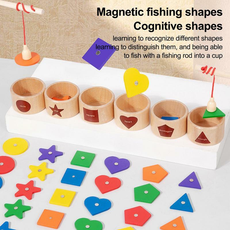 لعبة فرز الألوان والشكل للأطفال ، ألعاب خشبية مونتيسوري ، التعرف على اللون والشكل ، ألعاب تعليمية للأولاد والبنات